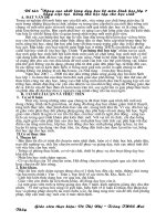 Nâng cao chất lượng dạy học môn sinh