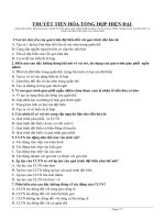 Trắc nghiệm về thuyết tiến hóa tổng hợp hiện đại