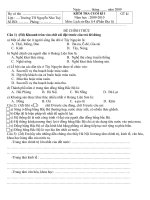 de thi dia ly cuoi hoc ki I