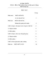 một số biện pháp nêng cao hiệu quả sử dụng thiết bị dạy học