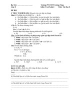 Kiểm tra 1 tiết tuần 26