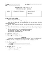 ĐỀ THI KIỂM TRA GIỮA HỌC KỲ II_TIẾNG VIỆT LỚP 1