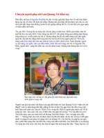 CHUYỆN TÌNH LƯU QUANG VŨ