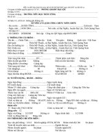 lí lịch thay tỉnh