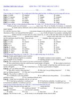 kiểm tra lan 3 lơp 12