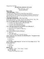Đề thi định kì giữa kì 2