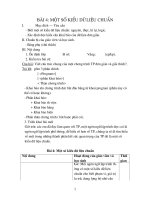 Mot so kieu dl chuan(lop 11)