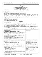 KẾ HOẠCH BÀI HỌC LỚP 3-TUẦN 26