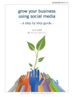 grow your business using social media (a step by step guide)
