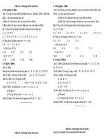 Đề kiểm tra Chương II Số học 6