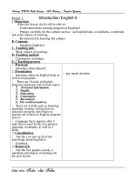 Giáo án Anh Văn lớp 7