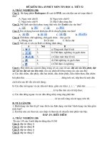 Dề Thi mon Tin 6,7