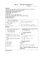 Giáo án số học 6 kỳ 2 đủ mới