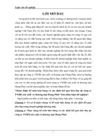 LUẬN VĂN TN “hoàn thiện kế toán bán hàng và xác định kết quả tiêu thụ tại công ty tnhh sản xuất và thương mại hưng phát” làm khóa luận tốt nghiệp”.