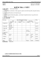 giáo án kiểm tra số 1