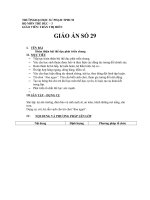 Giao an so 29, the duc lop 3