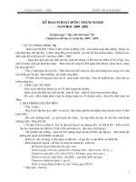 Kế hoạch tháng 1.2010