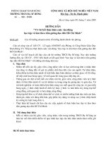 Hướng dẫn sơ kết học tập và làm theo tấm gương đạo đức Hồ Chí Minh