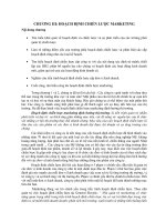 quản  trị  marketing   hoạch định chiến lược marketing