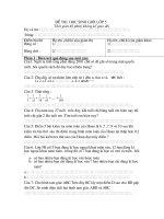 Đề thi  học sinh giái lớp 5