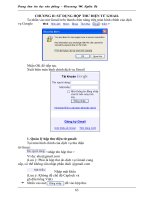 Sử dụng thư điện tử và internet