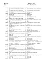 DE Kt 45phut 12 Lan 1(Kiem. Ktho, Al)