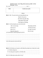 Đề kiểm tra HSG lớp 3 T- TV