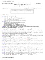 KIỂM TRA 1 TIẾT 12cb ( Có ĐA )