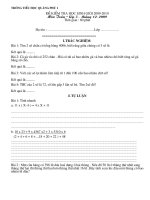 Đề thi HSG toán 5 tháng 12/2009