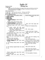 GA LỚP 1  TUẦN 25 CKTKN