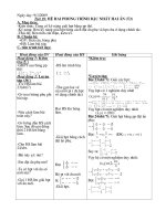 Giáo án tự chọn toán 9( T19)