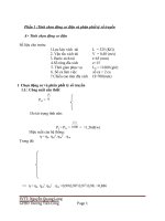 Bản thuyết minh thiết kế  môn học công nghệ CAE