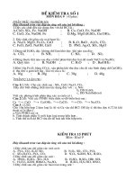 một số kiểm tra hóa 9