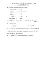 De KS giua ki I LOP 5