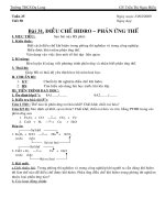 điều chế hi đro - phản ứng thế