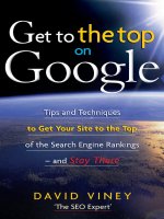get to the top on google