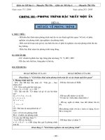 Giáo án đại số 8(Sưu tầm)