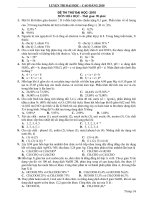 ĐỀ THI THỬ ĐẠI HỌC-2010 - ĐÊ SỐ 8