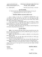 30/QĐ-PGDĐT ngày 02/3/2010 V/v Thành lập HĐ chấm thực hành Hội thi GVDG cấp TH