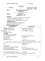 Giáo án tuần 21-lớp 1