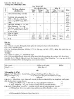 đề kiểm tra địa 9 KII có MT