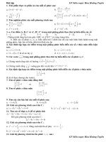 BÀI TẬP ÔN SỐ PHỨC