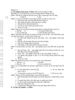 Kiểm tra 45p Địa 9 Kì I