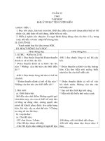 GIÁO ÁN LỚP 4 TUẦN 25 (CKTKN)