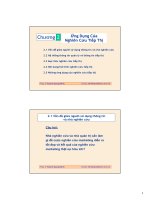 chương 2  ứng dụng của nghiên cứu tiếp thị