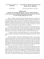 KL Thu truong Ng V Hien ve KDCLGD