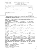 đề thi trạng nguyên nhỏ tuổi