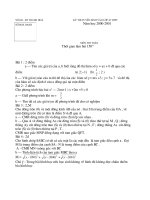 các đề thi vào 10