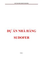 dự án nhà hàng sundofer