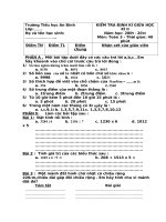 đề thi giữa HK II - lớp 3 - 2010